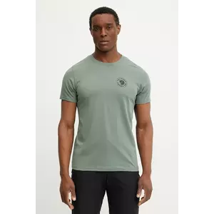Fjallraven tricou culoarea verde, cu imprimeu F87313.614-614 imagine