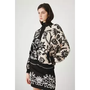 Medicine cardigan culoarea negru, light imagine