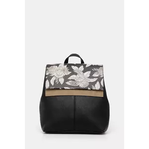 Medicine rucsac culoarea negru, mare, cu imprimeu imagine