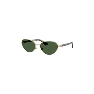 Burberry ochelari de soare femei, culoarea galben, 0BE3165 imagine