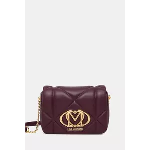 Love Moschino poșetă culoarea violet, JC4084PP1NLC0552 imagine