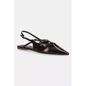 Steve Madden balerini Cianna culoarea maro, cu toc deschis, 11003709 imagine