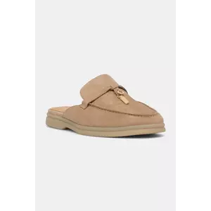 Steve Madden papuci din piele Patrizia culoarea maro, 11003910 imagine