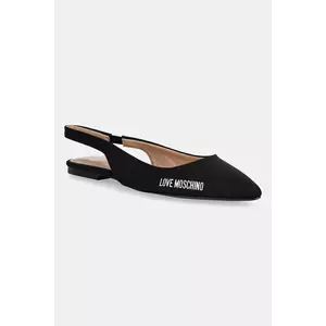 Love Moschino balerini culoarea negru, cu toc deschis, JA11021G1NIM0000 imagine