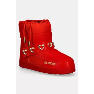 Love Moschino cizme de iarnă culoarea roșu, JA24182G1NISD50A imagine