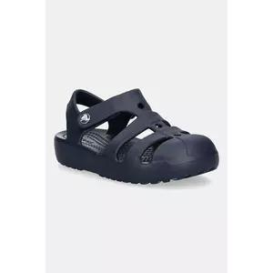 Crocs sandale copii CLASSIC FISHERMAN KIDS culoarea bleumarin, 210626 imagine