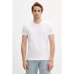 Diesel tricou din bumbac MICHAEL-D-BOX-3PACK 3-pack culoarea alb, uni, A17829.0LIAD imagine