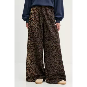 adidas Originals pantaloni de trening culoarea maro, cu imprimeu, JW7302 imagine