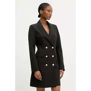 Answear.LAB rochie culoarea negru, mini, mulata imagine