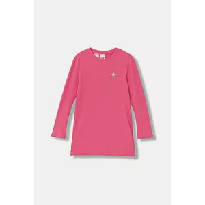 adidas Originals rochie fete culoarea roz, mini, mulată, JX2850 imagine