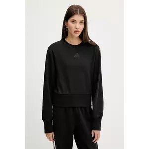 adidas hanorac de bumbac ALL SZN culoarea negru, uni, JJ1259 imagine