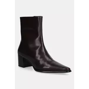 Vagabond Shoemakers cizme de piele GISELLE culoarea maro, cu toc drept, 5854-001-35 imagine