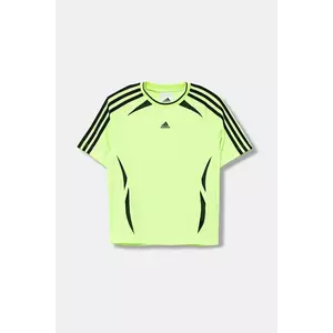 adidas Originals tricou copii culoarea verde, cu imprimeu, JY6318 imagine