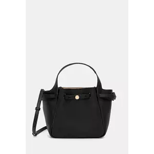 Tory Burch poșetă de piele Romy Tote culoarea negru, 164866-001 imagine