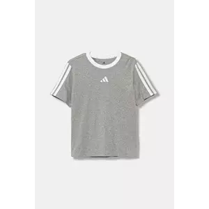 adidas tricou de bumbac pentru copii culoarea gri, JW8631 imagine