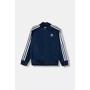 adidas Originals bluză copii culoarea bleumarin, cu imprimeu, JV8563 imagine