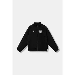 adidas Originals jacheta de bumbac culoarea negru, JV7706 imagine