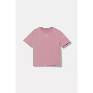 Puma tricou de bumbac pentru copii ESS Boxy Tee G culoarea roz, 685131 imagine