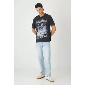 Medicine tricou din bumbac culoarea gri, cu imprimeu imagine