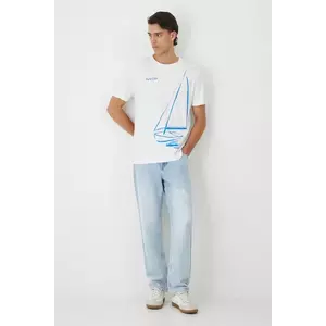 Medicine tricou din bumbac culoarea alb, cu imprimeu imagine