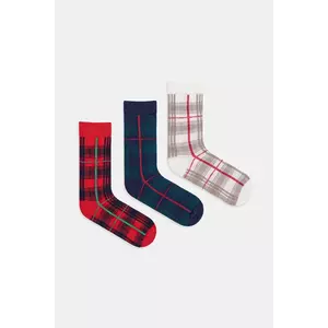 United Colors of Benetton sosete 3-pack culoarea rosu, 6AO31701A imagine