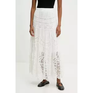 Answear.LAB fusta culoarea alb, maxi, evazati imagine