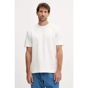 Joop! tricou din bumbac culoarea bej, uni, 30042457 imagine