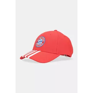 adidas Performance șapcă FC BAYERN MUENCHEN culoarea roșu, JX0497 imagine