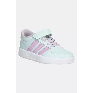 adidas sneakers pentru copii BREAKNET 3.0 culoarea turcoaz, JQ3033 imagine