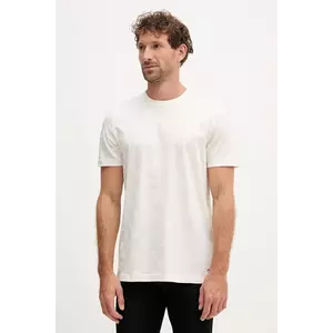Joop! tricou din bumbac culoarea bej, cu imprimeu, 30046985 imagine