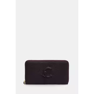 Coccinelle portofel de piele COCCINELLEDULSE SOFT culoarea violet, E2.TQK.11.32.01 imagine