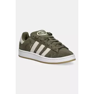 adidas Originals sneakers din piele întoarsă CAMPUS 00s culoarea verde, JR6172 imagine