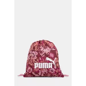 Puma ghiozdan copii PUMA PHASE AOP Small Gym Sack culoarea roz, cu imprimeu, 091325 imagine