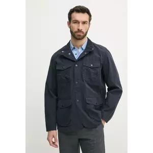 Barbour jacheta de bumbac Ogston Casual Jacket culoarea bleumarin, de tranziție, MCA1039 imagine