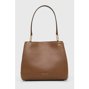 MICHAEL Michael Kors poseta de piele culoarea maro imagine