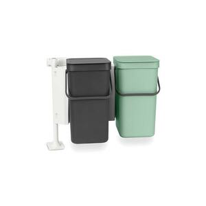 Brabantia coș de gunoi dulap Sort & Go 2x12L imagine