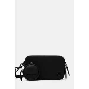 Coach borseta de piele Charter Slim Crossbody culoarea negru imagine