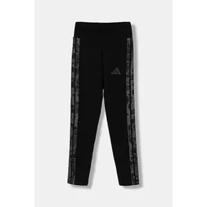 adidas leggins copii culoarea negru, cu imprimeu, KC5451 imagine
