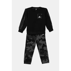 adidas set de trening pentru copii culoarea negru, JW2456 imagine