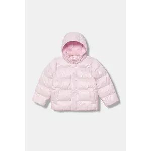 adidas Originals geacă de puf pentru copii culoarea roz, JV8547 imagine
