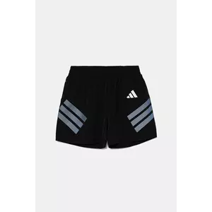 adidas pantaloni scurți copii culoarea negru, talie reglabila, JJ4996 imagine