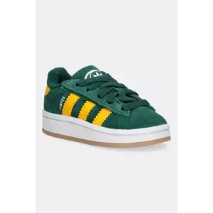 adidas Originals sneakers de piele întoarsă pentru copii CAMPUS 00s culoarea verde, JP7987 imagine