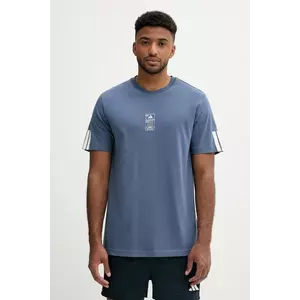 adidas tricou Stadium Ticket Loose Graphic T-Shirt cu imprimeu, JM6472 imagine
