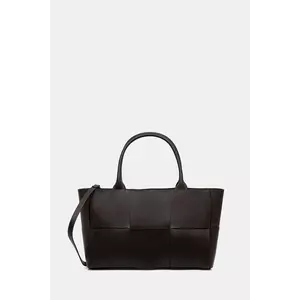 Answear Lab poseta de piele culoarea maro imagine