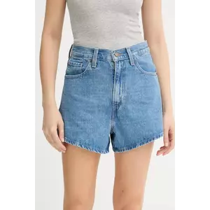 Levi's pantaloni scurți jeans uni, high waist, A1965 imagine
