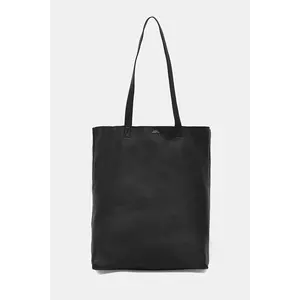 A.P.C. poșetă de piele cabas maiko culoarea negru, PXCBC.M61500 imagine
