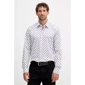 Joop! cămașă din bumbac culoarea alb, cu guler clasic, slim, 30047175 imagine