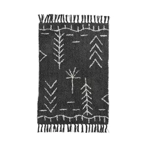 Madam Stoltz covor de baie 90 x 60 cm culoarea negru imagine