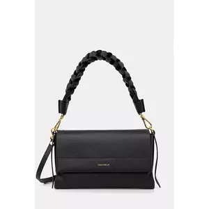 Coccinelle geantă de piele BOHEME GRANA DOUBLE culoarea negru, E1.M50.12.01.01 imagine