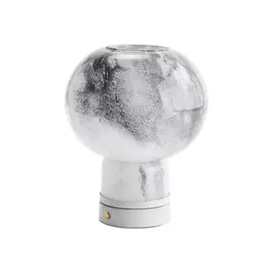 Madam Stoltz lampă de masă led fără fir 22 x 25 cm culoarea gri imagine